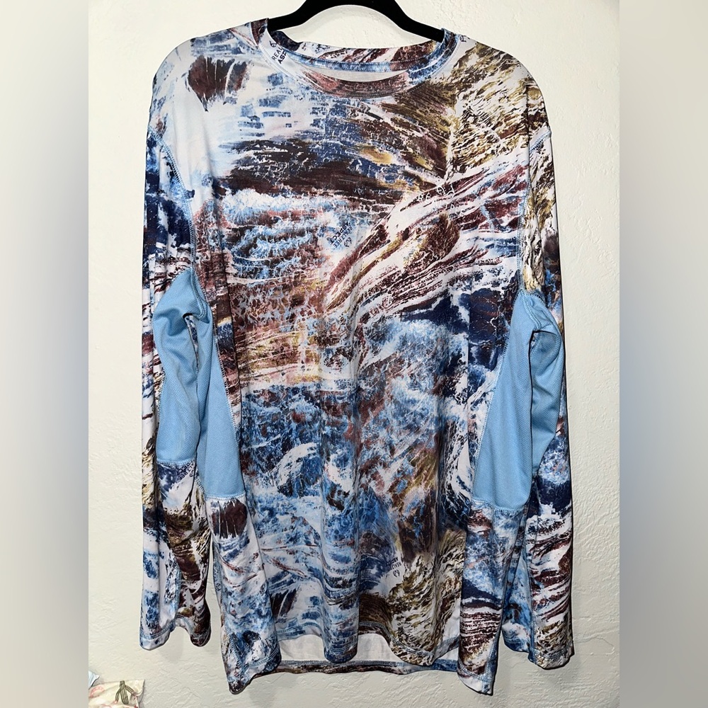 Realtree Men’s Aspect Performance Camo Fishing Long Sleeve Shirt